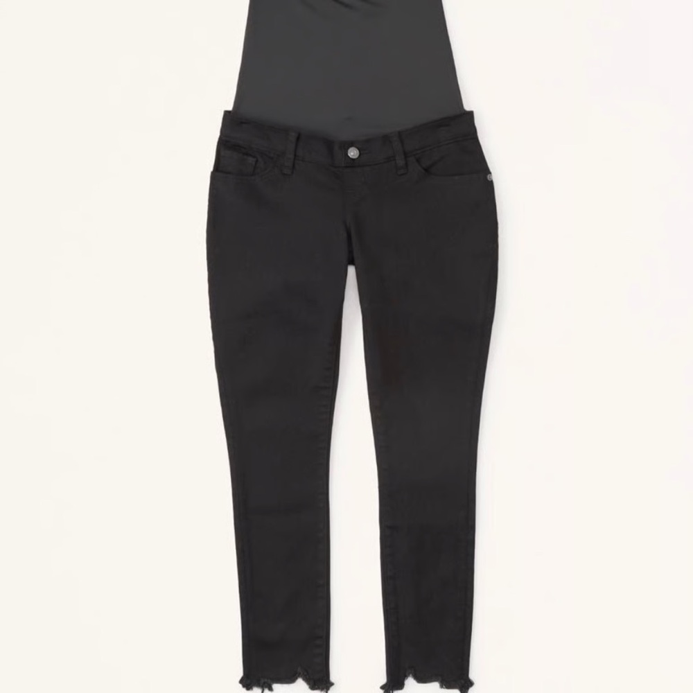 Abercrombie & Fitch Maternity Women's Black Skinny Jeans (Petite)